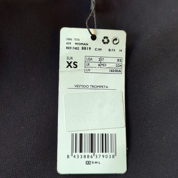 Mango Black Ruffle Dress - Picture 3 of 6